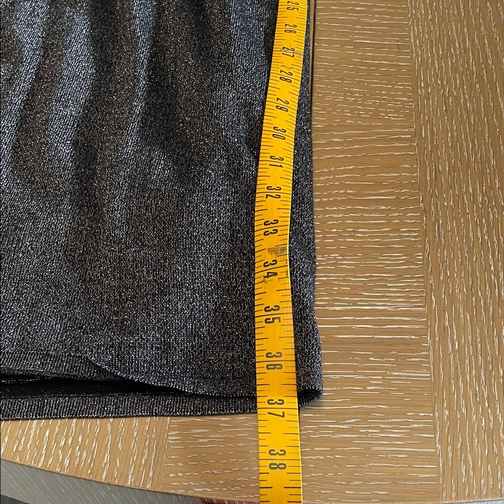 Tahari Black/Silver Shimmer Kimono Cardigan - Picture 12 of 14